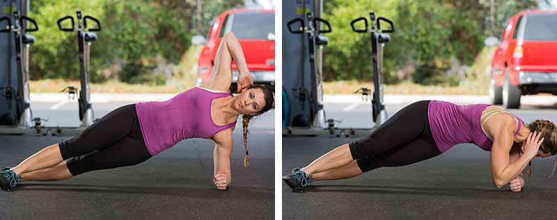 Side Plank With Rotation