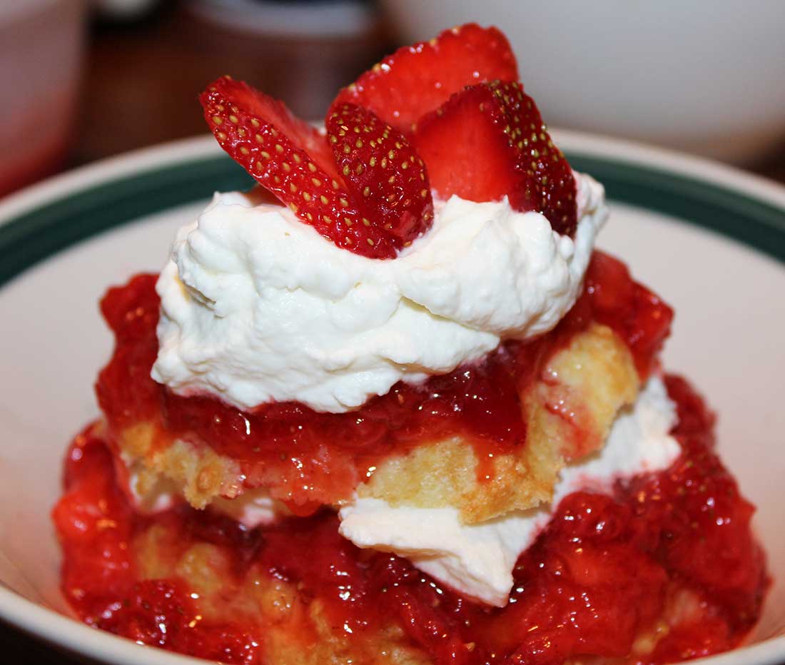 ROASTED BALSAMIC STRAWBERRY SHORTCAKES