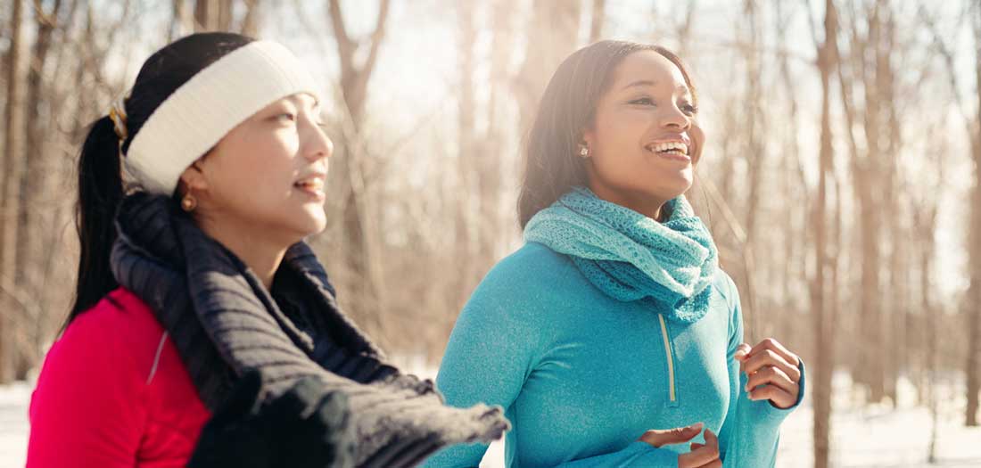 get a companion for cold weather exercise