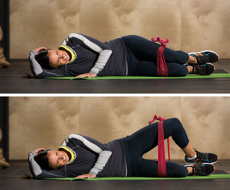 hip adduction with resistance band