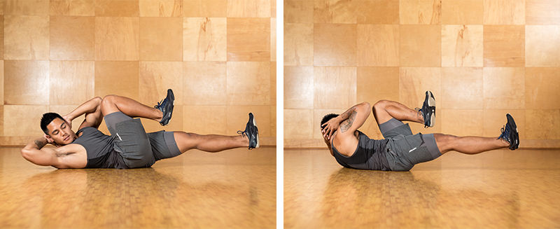 Crunch Variation: Double-Leg Stretch, The Best Way to Do Crunches So They  Actually Work Your Abs