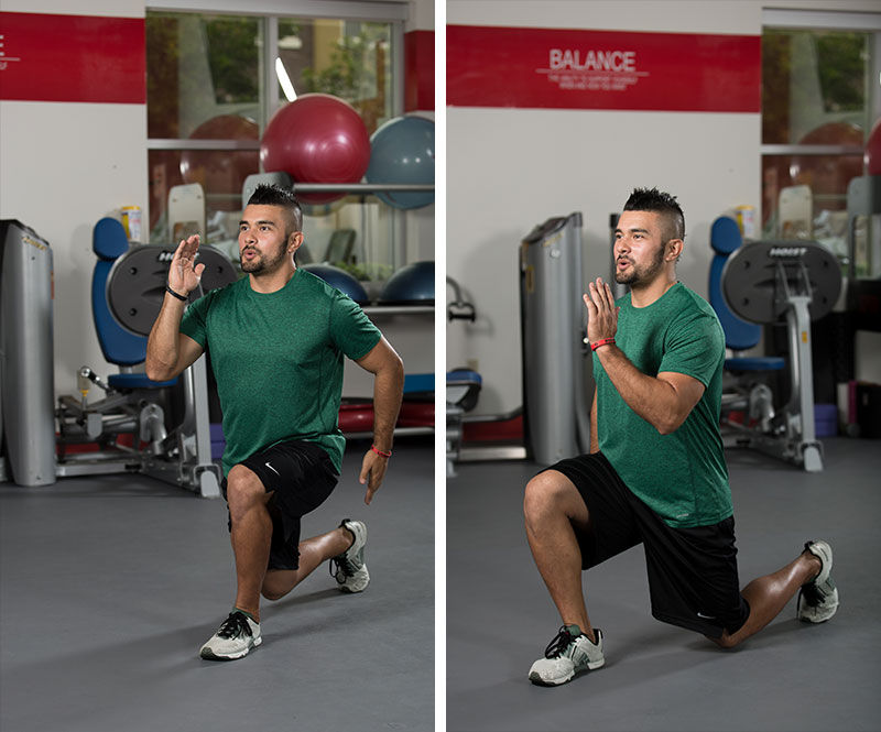 Reverse to Forward Lunge