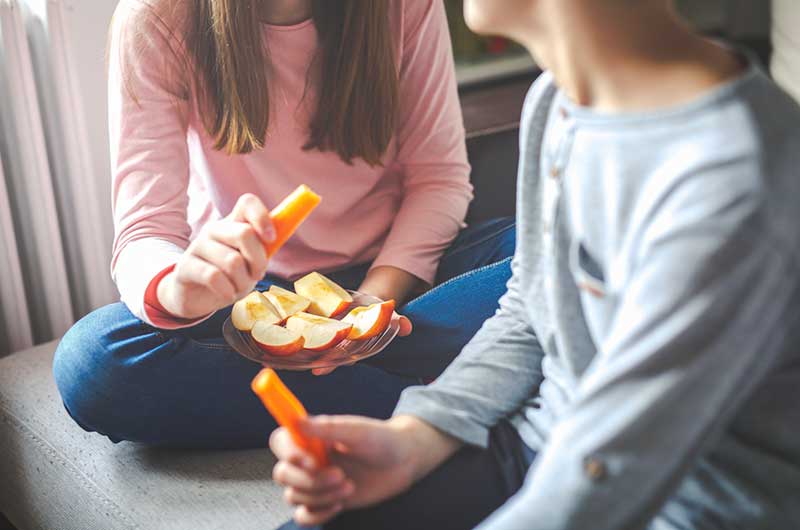 Eat smaller, more frequent meals