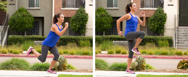 Single-leg Squat to Knee Drive