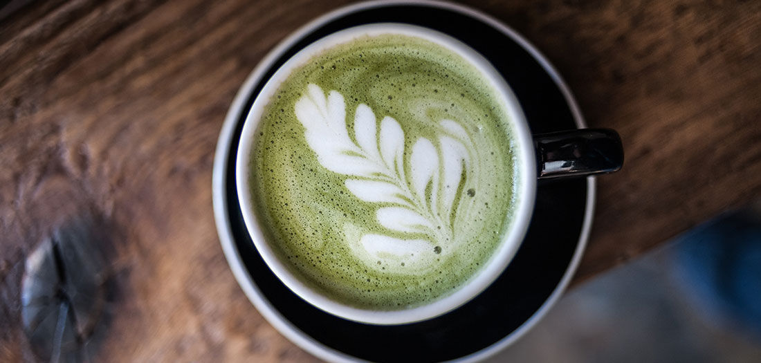 Pouring Matcha Tea With Traditional Bamboo Tools Digital Art by