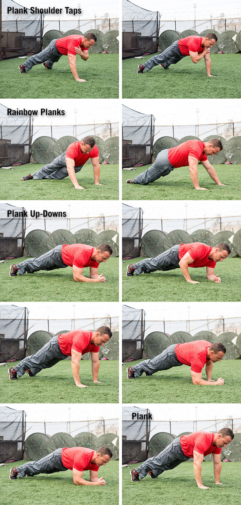 Upper body and Core Outdoor Circuit Workout