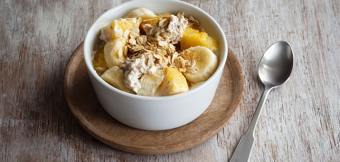 healthy pina colada breakfast bowl