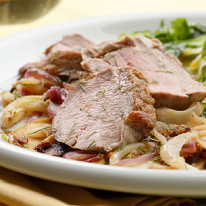 Apple-&-Fennel Roasted Pork Tenderloin