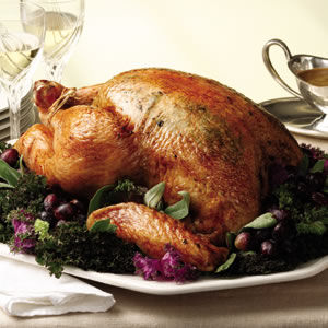 Apple-Shallot Roasted Turkey