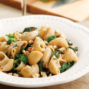 Braised Broccoli Rabe with Orecchiette