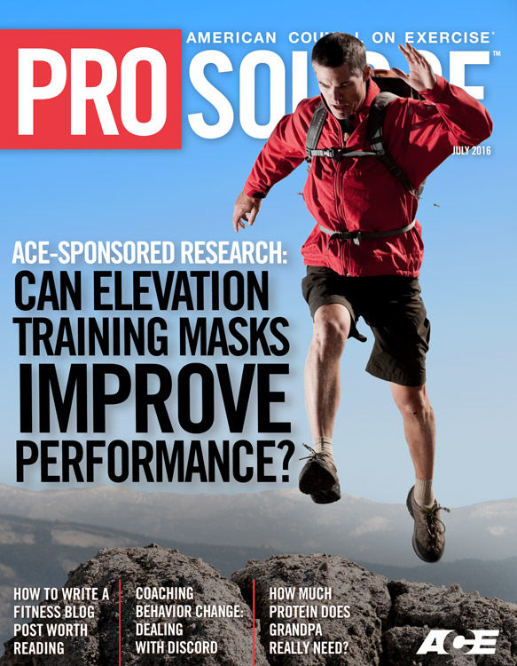 Elevation Training Masks in Exercise Performance