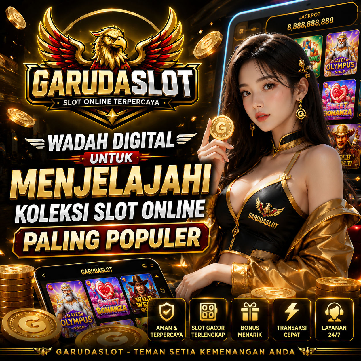 Garudaslot: Wadah Digital untuk Menjelajahi Koleksi Slot Online Paling Populer in Medan