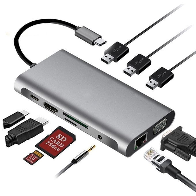 10-in-1 USB Type-C Hub