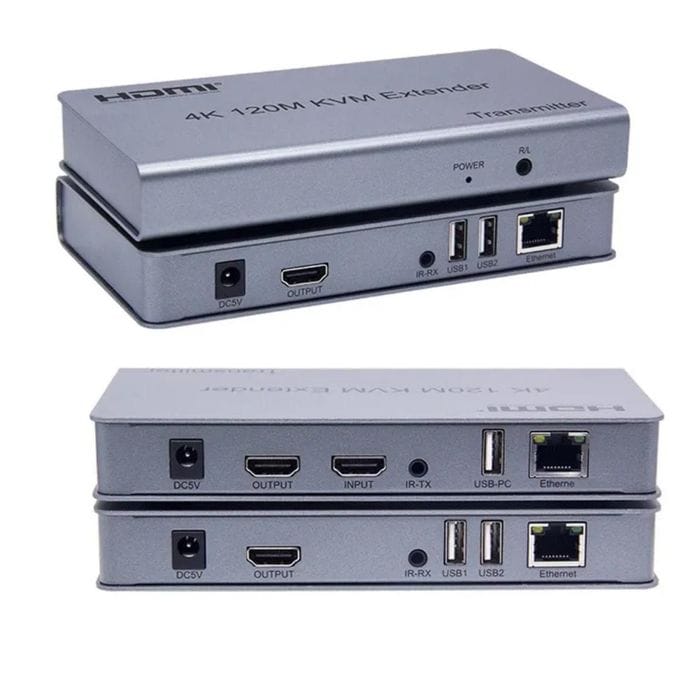 HDMI Extender 120m 4K KVM image