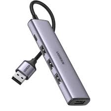 UGREEN 25851 USB 3.0 4-port USB Hub 5 Gbps Data Transfer - Grey