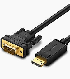 UGREEN DP105 DP Male to VGA Male Cable 1.5m