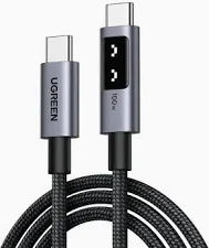 UGREEN L509 100W Uno USB-C to USB-C PD Fast Charging Cable 5A Max, 480MBS Data Transfer,  1M