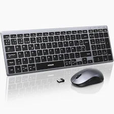 UGREEN MK552 Bluetooth & 2.4GHz Wireless Keyboard & Mouse Combo Rechargeable