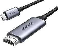 UGREEN MM142 Type C To HDMI 4K 60HZ  Cable 1.5M (Black, Gray)