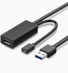 UGREEN US121 USB 2.0 Male to USB A Female Active Extension Cable with Chipset 30M