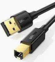 UGREEN US122 USB 2.0 A Male to B Male Active Printer Cable 10m (Black) image