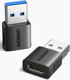 UGREEN US701 USB-A Male to USB-C Female Adapter  10GBs Transfer Speed Set 2-Pack