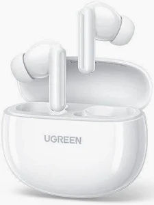 UGREEN WS210 HiTune S5 True Wireless Earbuds, Open-Ear & Smart Noise Cancelling  -White