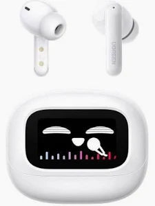 UGREEN WS211 EchoBuds Magic with Active Noise Cancelling Earbuds with Smart Touchscreen -White