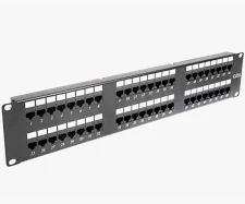 48-Port Cat6 UTP Patch Panel