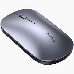 UGREEN M256 Slim Bluetooth Rechagable Mouse with USB Receiver - Gray