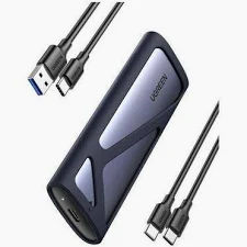UGREEN CM302 M.2 NVMe PCIE SSD Enclosure-USB C 3.2 Gen 2 (10 Gbps) Supports 2230/2242 /2260/2280 NVME SSDs