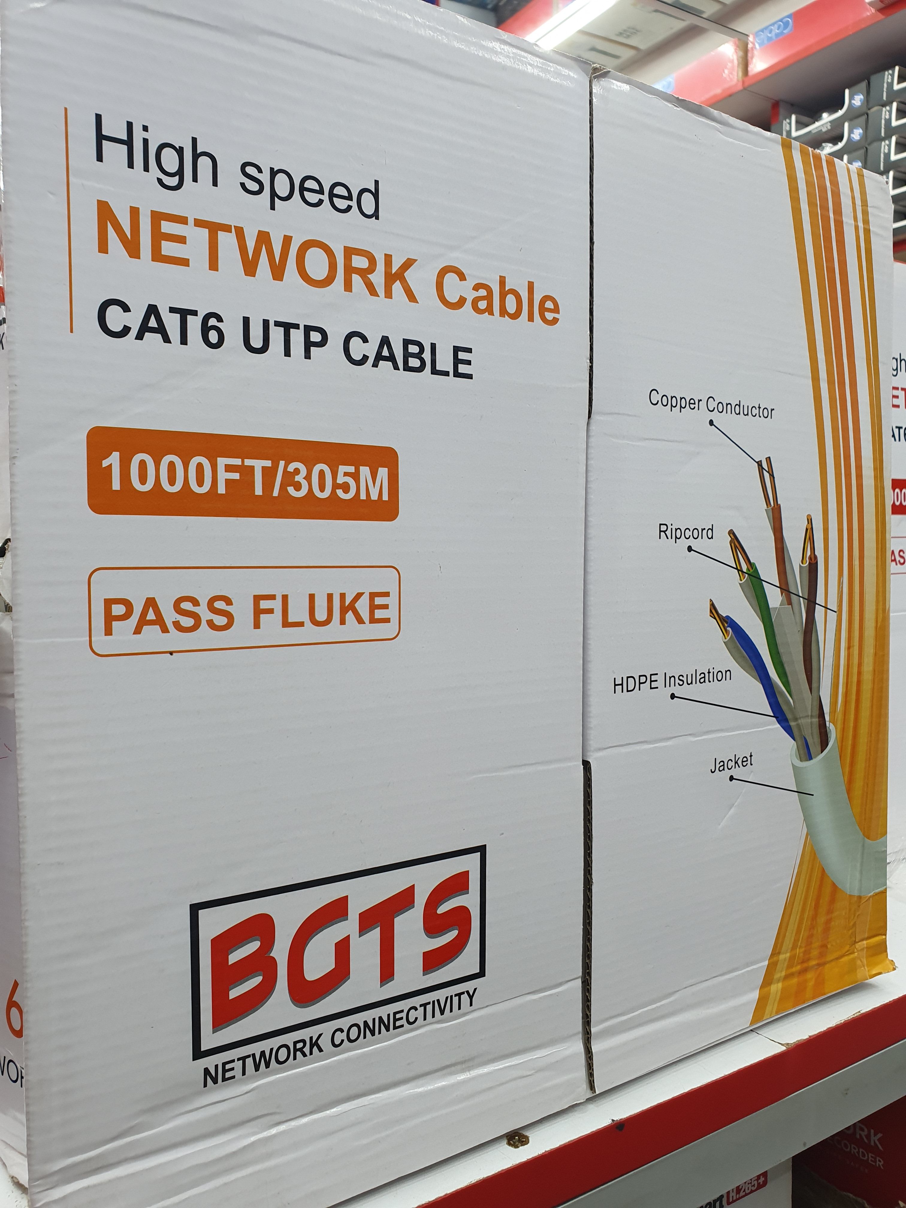 BGTS Cat 6 Indoor Network Cable