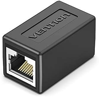 Vention Cat.6 UTP Keystone Jack Coupler 10 Pack Black