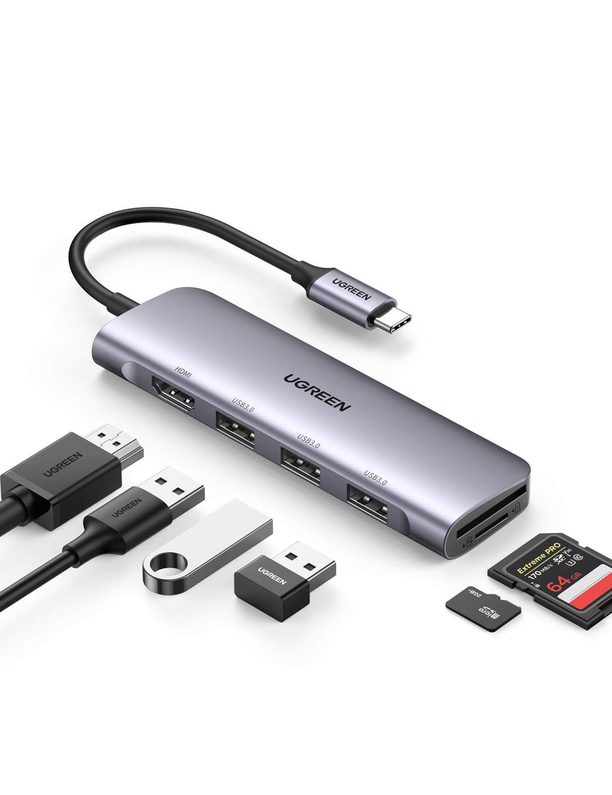7-in-1 USB Type C Hub 100Mbs image