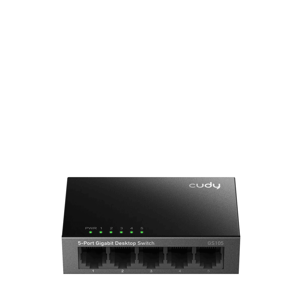 CUDY GS105 — CUDY 5-PORT Gigabit metal switch 8 x 10/100/1000Mbps RJ45 ports