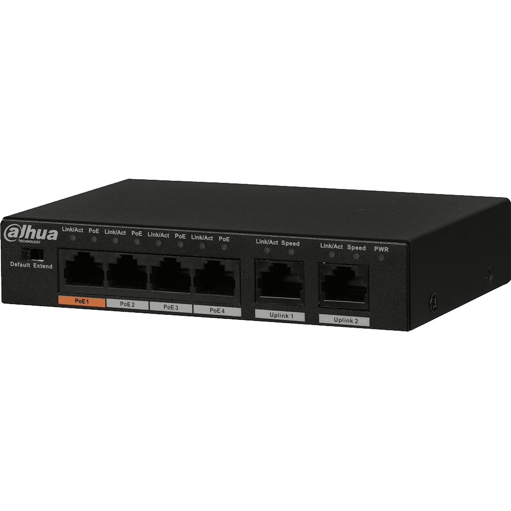 Dahua 4-Port Fast Ethernet PoE Switch image