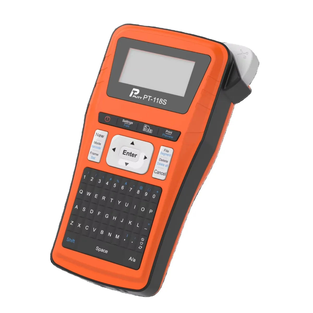 Puty PT-118S Bluetooth Thermal Label Printer (6–12mm)