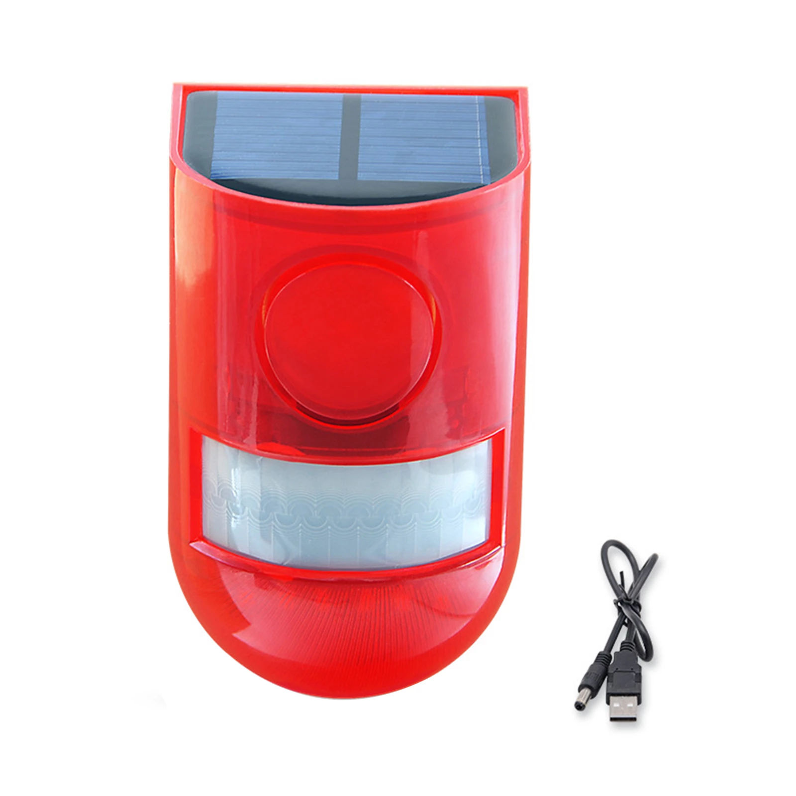 Solar Alarm Lamp, Sound & Light Alarm 110dB image