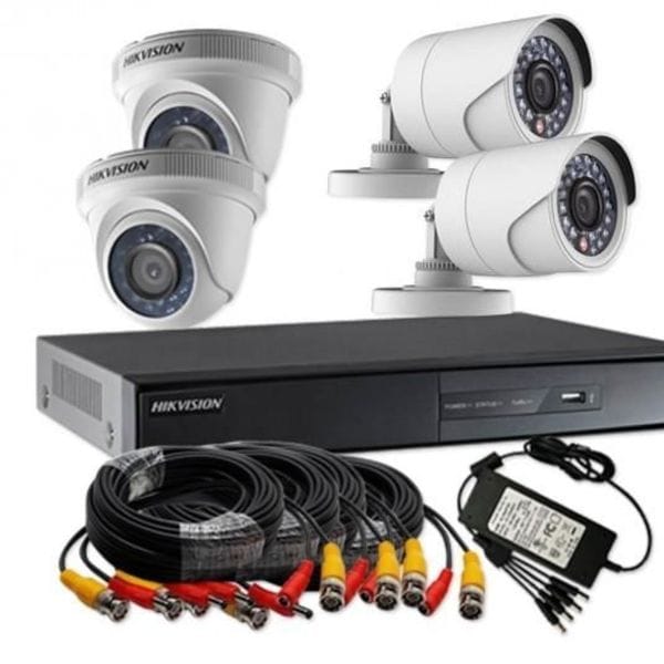 Hikvision 4‑Channel Full CCTV Kit – 1080p, Plug‑and‑Play