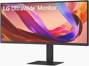 LG 34 Inch Curved UltraWide™ WQHD IPS Monitor – USB-C 90W, 100Hz, Built-in Speakers image