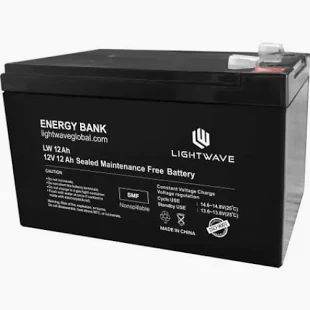 Lightwave 12V 9Ah UPS High Performance SMF Battery image
