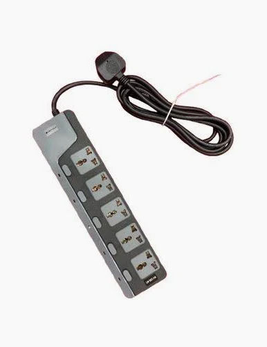 Lightwave 5-Way 3m Surge-Protected Extension Socket image