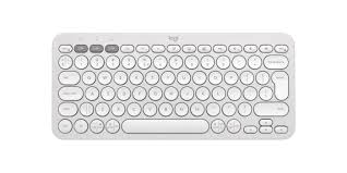 Logitech K380S Multi-Device Bluetooth Keyboard - Off White image