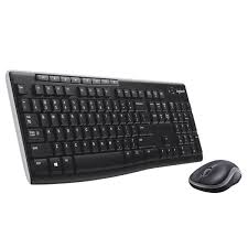 Logitech MK270 Wireless Keyboard & Mouse Combo- Black image