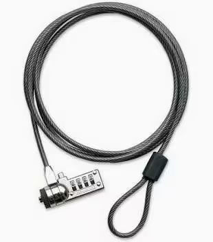 Noble Wedge Slot Laptop Lock – Keyed Anti-Theft Security Cable