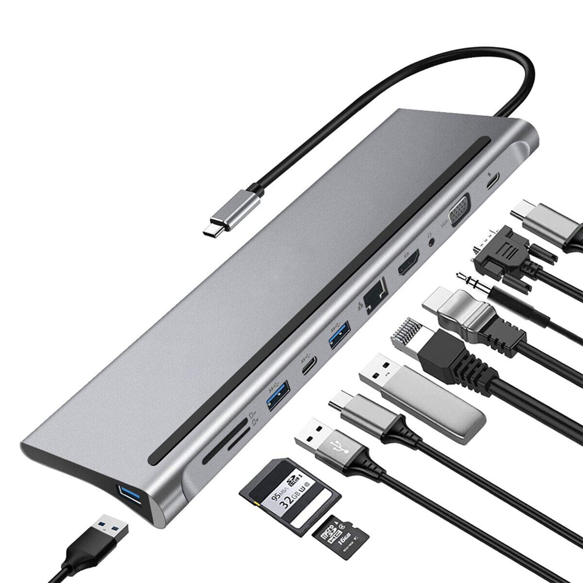 12-in-1 USB Type-C Hub