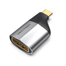 Vention USB‑C to DisplayPort Adapter – Gray Metal, 4K@60Hz image