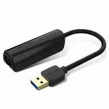 Vention USB‑C to 100M Ethernet Adapter 0.15M Black – Fast 10/100Mbps  image