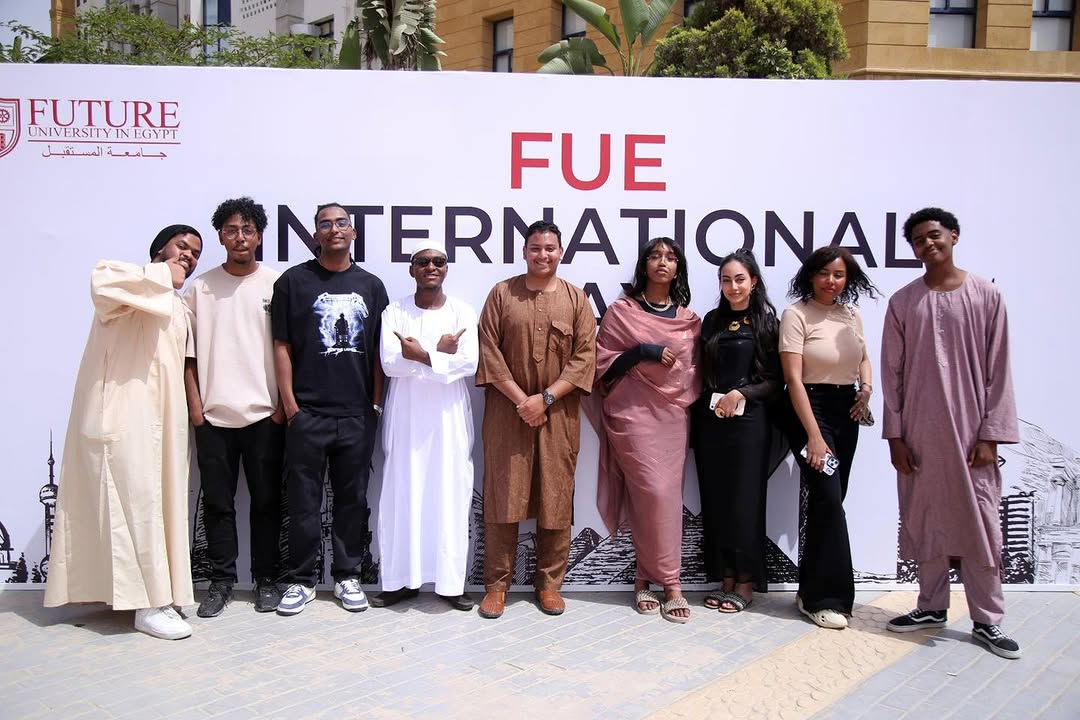 Future University students during a field research project in Egypt