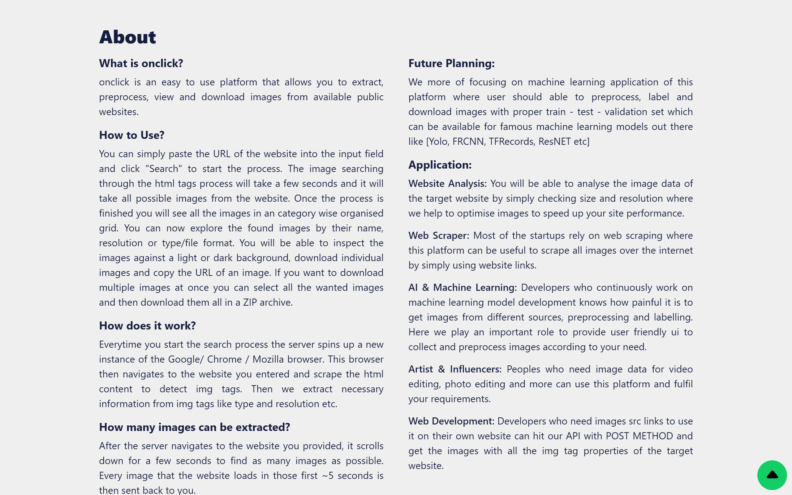 OnClick Image Extractor